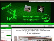 Tablet Screenshot of angelsport-waldi.de